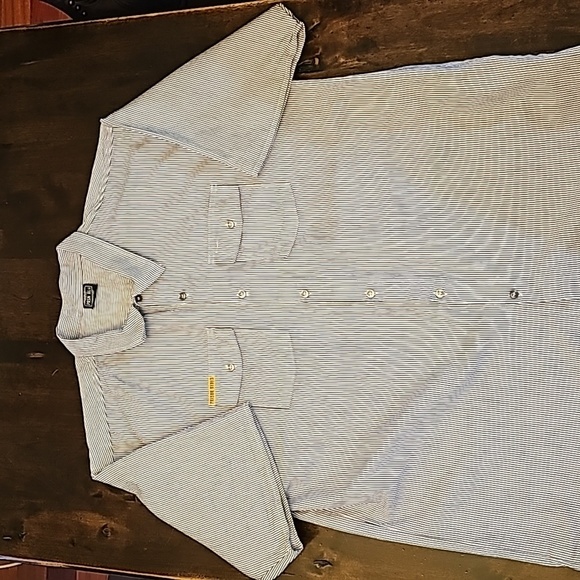 Men's Short Sleeve Work Shirt 3X - Picture 1 of 7